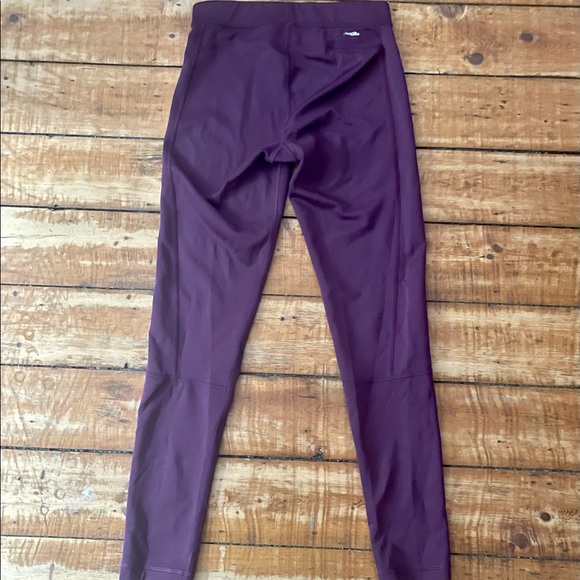 Adidas Deep Purple Climate Cool Leggings Size Small - Picture 6 of 6